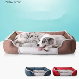 canili penne Autunno inverno caldo Pet cuccia per cani Divano nido per animali domestici cuscino traspirante cuccia per cani Cuccia per cani di piccola taglia Coperta Cuscino Y240322