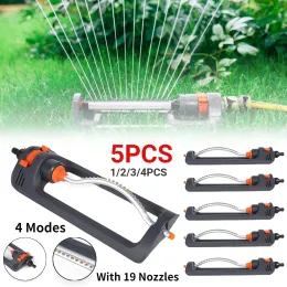 Sprinklers 15 PCS Aspersor Oscilante Automático Aspersor de Irrigação de Balanço Grande Área Base de Aspersão de Jardim para Equipamento de Rega de Gramado