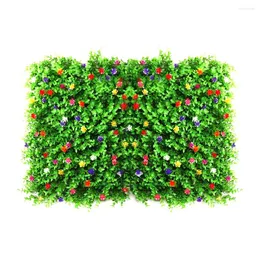 Dekorativa blommor trädgård bakgård konstgjorda murgröna screening roll blommstaket simulera plastsimuleringen av landsbygden gyllene loosestrife