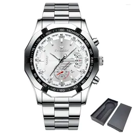 Armbanduhren Coole Quarzuhr für Männer Herrenuhren Wasserdichte männliche Uhr Edelstahl Relogios Masculinos De Luxo Original