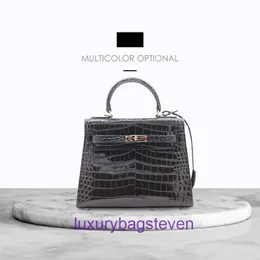 Hremms Kelyys High Cend Designer Bag Classic Handling Sagced Sack для женского стиля Классическая универсальная подлинная кожаная сумочка оригинальная 1: 1 с настоящим логотипом и коробкой