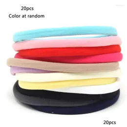 Acessórios de cabelo 20 pcs headband nascido bebê elástico princesa hairbands menina mix cor headwear presentes entrega entrega crianças maternidade otgni