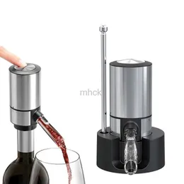 Strumenti da bar Distributore di aeratore elettrico per vino Accessori per feste da bar Decanter automatico intelligente in acciaio inossidabile Versatore Regalo di San Valentino 240322