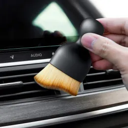 تنظيف الهواء تنفيس بالسيارة فرشاة ناعمة مع غلاف تغطية تنظيف داخلي ،