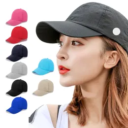 LUAL0 Outdoor Baseball Hats joga Visors Ball Caps Płótna małe dziurę Oddychającą oddychającą czapkę słoneczną dla sportowego czapki z paskiem czapki