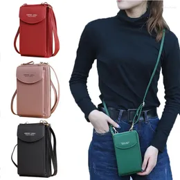 Evening Bags Women's Small Crossbody Shoulder PU Leather Female Cell Phone Pocket Bag Ladies Purse Card Clutches Wallet Messenger