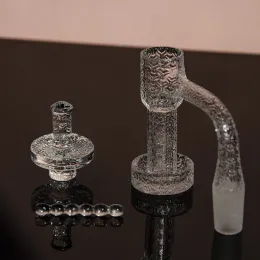 Unique terp slurper quartz banger sets smoking Fully welded engraved star etched blender dab rig bong w/ Long Barrel LL