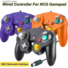 ゲームコントローラーGameCubeコントローラーに適したジョイスティックUSBワイヤードハンドヘルドジョイスティック互換NGC GC Control for Mac Computer PC GamePady240322