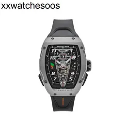 男性はRicharmill ZF Factory Tourbillon TPT Watch Case 40-01 McLaren Speedtail Winding42bg
