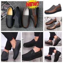 Model Formal Designer Gai Sport Dress Shoe Mans Black Brown But Point okrągły palec na bankiet Suit Men Business Obcass Projektanci buta 38-50 Miękki klasyk