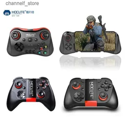 Controladores de jogo Joysticks Mocute Bluetooth Gamepad Android Wireless Grip VR Controller Gamepad Mobile Grip para PUBG Smartphone Smart TV Box PCY240322