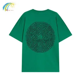 Damen-T-Shirt mit abstraktem Grafikdruck, CAV EMPT C.E, grasgrünes Rundhals-T-Shirt, Herren-Retro-T-Shirt mit Wachsdruck, CAVEMPT-T-Shirt mit Etikett 240322