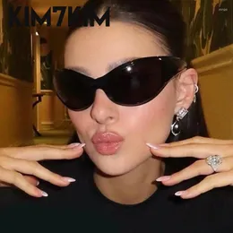 Sunglasses Sports Y2k Women Men 2024 Trends Punk Sun Glasses Male 2000's Designer Cat Eye Eyewear Streetwear Shades