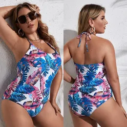 ملابس السباحة النسائية 152 بالإضافة إلى الحجم البيكيني البرازيلي للسيدات زي مثير ملابس السباحة الإناث monokini مجموعات بيتش بليتات سمين امرأة