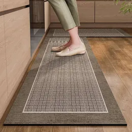 New Diatoeous Mud Floor Mat Super Absorbent Doormats Bathroom Pad Anti-Slip Kitchen Mats Wipeable Wash Long Strip Carpet