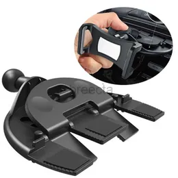 Suportes de montagem de telefone celular Base de montagem de slot de CD para suporte de telefone móvel de carro Universal 17mm Slot de CD de junta esférica para suporte de telefone celular de carro Suportes GPS 240322