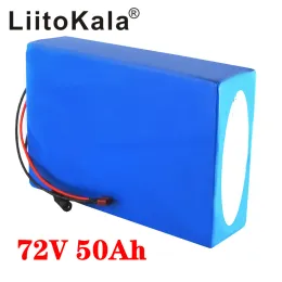 Liitokala 72V 50AH Electric Motorcykelbatteri Pack 72V E BIKE Batteri Snöfett Electric Bike Battery Electric Motorcykel