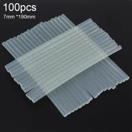 Mastoortsen 100pcs 7mm x 190mm / 7mmx100mm Melt Glue Glue Sticks for electr