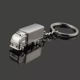 Metal Truck Keychain Cartoon 3D Big Truck Keyrings Key holder Can Customize Logo Jewelry