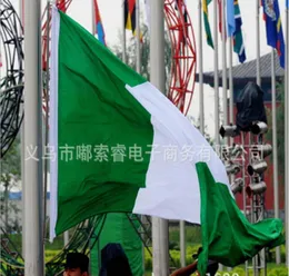 Nigeria Flag Nation 3 stóp x 5 stóp Baner poliestrowy Latający150 90 cm Flaga niestandardowa na całym świecie na całym świecie Outoor1697272