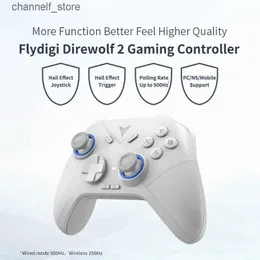 وحدات التحكم في اللعبة joysticks flydigi direwolf 2 وحدة تحكم الألعاب دعم الكمبيوتر/nintendo switch الإصدار اللاسلكي gamepad لنظام Android/iOS phoney240322