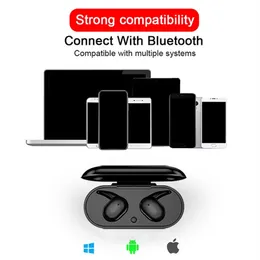 Hot Selling Y30 TWS Wireless Blutooth 5.0 Earphone Noise Refering Headset HiFi 3D Stereo Sound Music In-Ear Earskydd för Android iOS-surfplatta med detaljhandeln