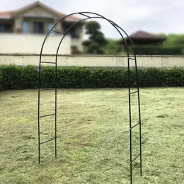 Arco de casamento DIY Supplies de propaganda de casamento portões rosa balão arqueway metal suport suporta trellis arch jardim plantas de escalada 240322