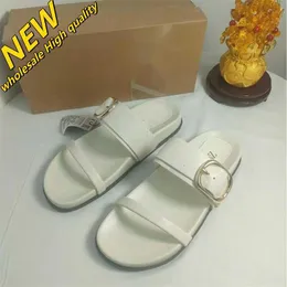 Cheap Store 90% Off Wholesale Beach Shoes Buckle Combination Womens High quality Za2024 with Straight Belt Summer Thin Wide Band Thick Product Sole Outworn