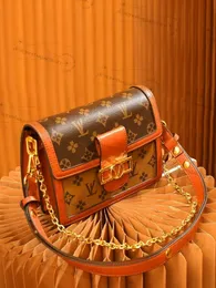 حقيبة فاخرة M45958 Crossbody مطبوعة حقيبة رسول جلدية أصلية حقيبة سلسلة واحدة