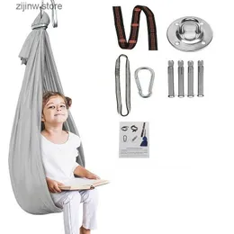 Hammocks Trening Childrens Elastyczne czujniki huśtawki w celu złagodzenia terapii huśtawkowej huśtawki do huśtawki autyzmu Y240322