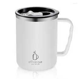 Canecas simples canecas de escritório caneca alimento de silicone rin 304 revestimento de aço inoxidável durável com alta beleza por atacado xícara de café Taza