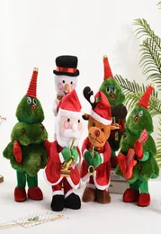 Tańcząca choinka powtórz Talking Toy Electronic Plush Toys może śpiewać nagranie rozjaśnianie wczesnej edukacji śmieszne prezent Christmas8806041