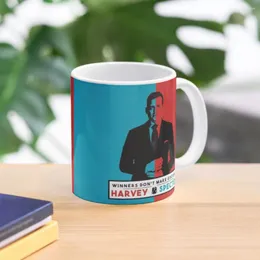 Zwycięzcy kubków nie wymyślają - Harvey Specter cytuje garnitury kubki z kubki z kubki w anime termiczne do noszenia ceramiki