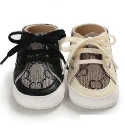 First Walkers Детская дизайнерская обувь Новорожденный ребенок Холстовые кроссовки для мальчиков и девочек Мягкая подошва для кроватки 0-18 месяцев Прямая доставка Дети для беременных Dhglc ventilate
