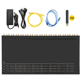 Modems Factory Rate 2G GSM 32 Antennenkanal High Gain Signal Wireless Modem Unterstützung Smpp Http API Datenanalyse und SMS-Benachrichtigung Otnmp