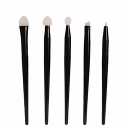 1/5pcs Silice Eyeshadow Brushes Soft Lip Balm Eyeliner Applicator Ccealer Eyebrow Brushes Portable Facial Makeup Beauty Tool P1d5#