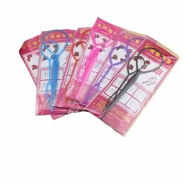 Vendita calda 2 pezzi Pytail Styling Maker Hair Fi Twist Braid Makeup Tool Accories dhl 200pair 4466 #