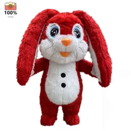 Mascot Costumes Iatable Rabbit Mascot Costume Easter Bunny Adult Anime Customize Kits Mascotte Carnival Costumes Animal 2M Tall