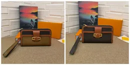 2024 Hot Modyable and Practical Retro Style Cartet com cinta destacável pode ser usada como bolsa de embreagem para carteira longa