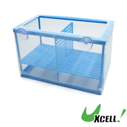 アクセサリUxcell Aquarium Net Breeding Breeder Box Baby Fish Hatchery Isolation Net Fish Tank Incubator Box Pet Suppliesアクセサリー