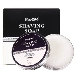 Cream 100g Crema da barba da uomo Menta Sandalo Cura Schiuma Sapone da barba sicuro non irritante