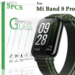Protetor de tela de vidro temperado para pulseiras de relógio para Miband 8 Pro totalmente coberto com película protetora ultra transparente para smartwatch 24323