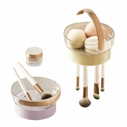 1pcs Silice Wing Bowl Makeup Brush Cleaning Box Make-up Egg Drying Tool Set Powder Puff Wer Spge Storage Artifact u2mu#