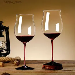 Бокалы для вина 950 мл Креативные бордовые чашки для красного вина Slash Glass Виски Es Свадебные бокалы для напитков Оригинальные коктейльные бокалы Рюмка L240323