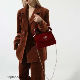 Designer Luxury fashion Shoulder bags 2024 New Red Womens Bag Fashionable and Western Bridal Bag Single Shoulder Handheld Small Square Bag