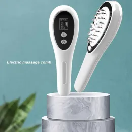 Behandlungen Elektrischer Haarwachstumskamm Kopfhautapplikator EMS Kopfhautpflegeinstrument Vibrationsfarbe Licht Haarpflege Massagekamm