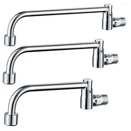 Kitchen Faucets Stove Faucet G1/2 Brass Semi-Automatic Swing Restaurant El Special Single Cold Rotatable Water Taps