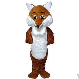 Maskottchen-Kostüme, hochwertig, Fuchs-Cartoon-Figur, Outfit, Anzug, Karneval, Werbung, Größe, Halloween, Weihnachten, Party, Drop-Lieferung, Bekleidung, COSP OT1GB