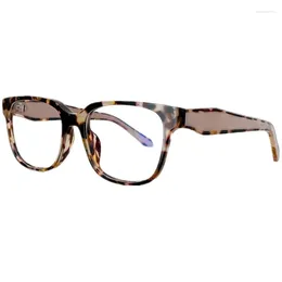 Solglasögon Frames 2024 MacThing Acetates Optical Frame Women For Recept Glasögon Koncise fyrkantiga skyddsglasögon Fullrim53-19Turkey Leg Desi