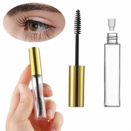 10ml Portable Eyel Cream Vial Mascara Tube With Brush Liquid Refillable Bottles Empty Ctainer Travel Makeup Tool 768F#